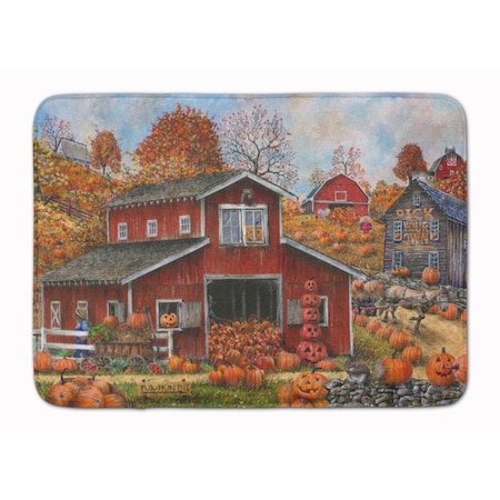 Carolines Treasures Pick your Own Pumpkins Fall Machine Washable Memory Foam Mat PTW2025RUG